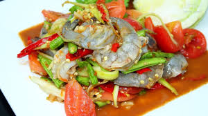 ส้มตำกุ้งสด